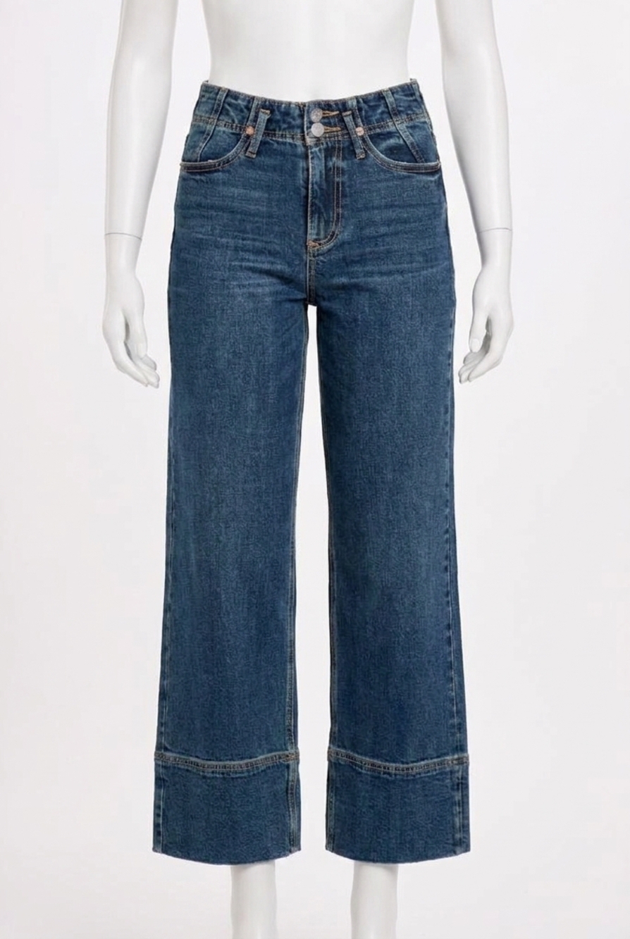 NEW DEAR JOHN DENIM gunnar wide leg jeans in gysun
